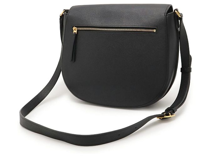 Céline Borsa a tracolla in pelle Celine Trotteur Nero - vista 2