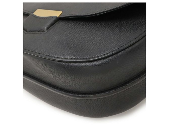 Céline Borsa a tracolla in pelle Celine Trotteur Nero - vista 3