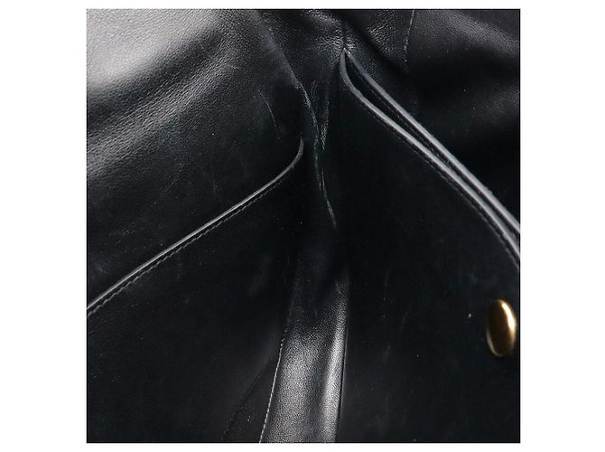Céline Borsa a tracolla in pelle Celine Trotteur Nero - vista 8