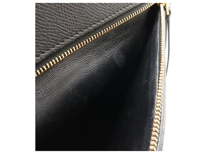 Céline Borsa a tracolla in pelle Celine Trotteur Nero - vista 9