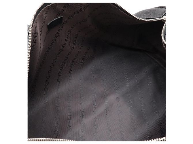Keepall Borsa da viaggio Louis Vuitton Tobaco Tobacco Leather Nero - vista 9