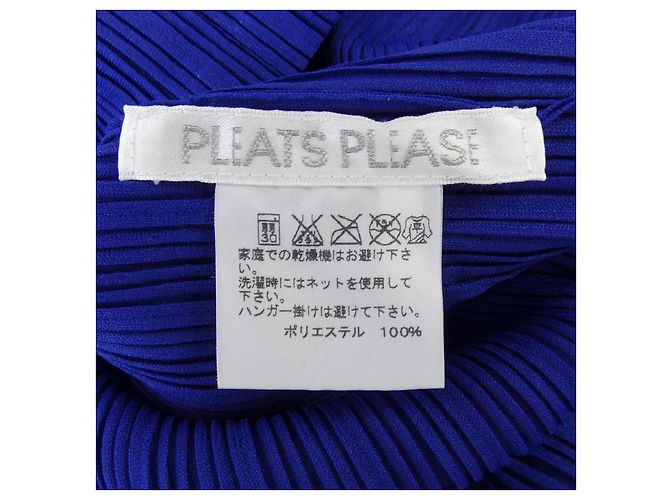 Autre Marque Vestido Pleats Please Azul - vista 3