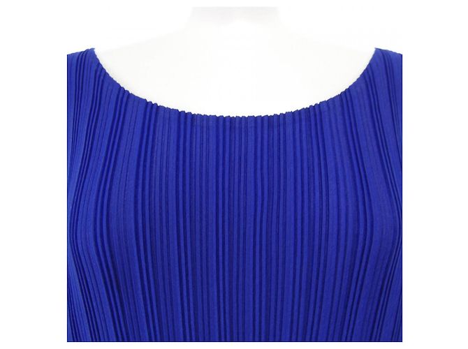 Autre Marque Vestido Pleats Please Azul - vista 4