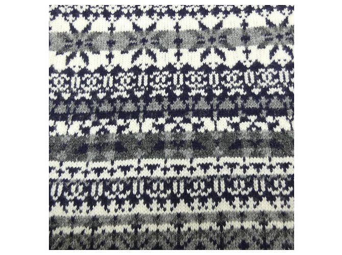 Sciarpa in cashmere Chanel P46483K05858 Rosso Blu Beige Blu navy - vista 5