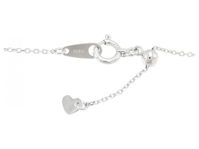 Autre Marque Au750 Tanzanit-Diamant-Halskette Silber - Ansicht 5