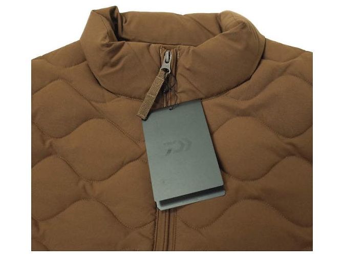 Autre Marque DAIWA PIER39 TECH QUILT STAND COLLAR LINER VEST Chaleco de Plumas Castaño - vista 4