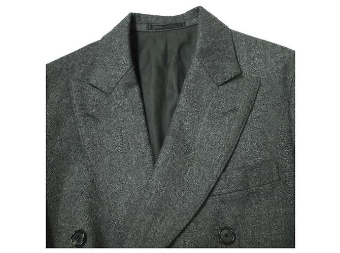 Autre Marque KAPTAIN SUNSHINE Double Breasted Jacket Wool Jacket Brown Dark grey - view 4
