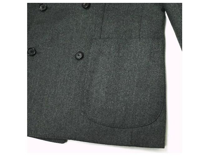 Autre Marque KAPTAIN SUNSHINE Double Breasted Jacket Wool Jacket Brown Dark grey - view 5