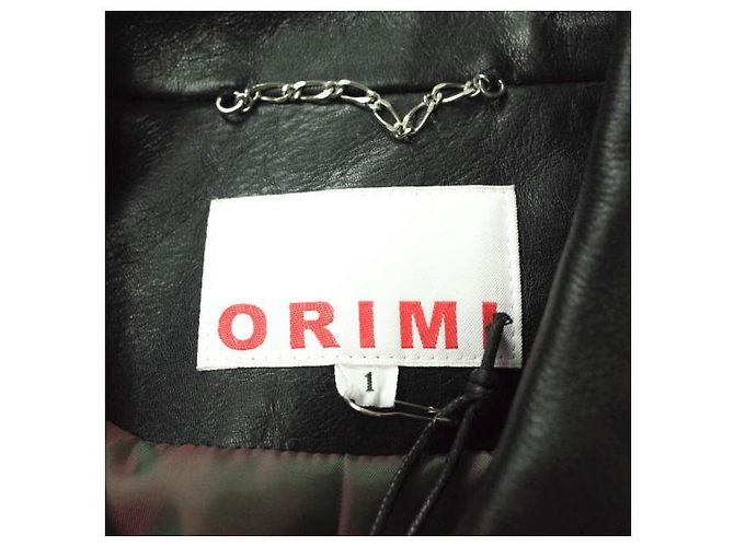 Autre Marque Chaqueta de cuero de vaca ORIMI MOMONS GRAFFITI MOTORCYCLE Negro - vista 4