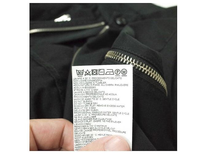 Maison Martin Margiela MM6 Tuta Salopette Jumpsuit Mono de algodón Negro - vista 10