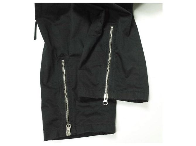 Maison Martin Margiela MM6 Tuta Salopette Jumpsuit Mono de algodón Negro - vista 9