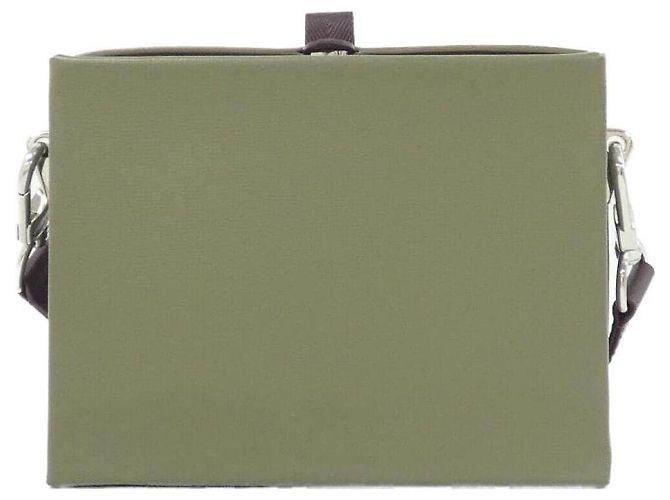 Borsa a pochette Shopper Louis Vuitton in pelle di vitello Verde Cachi - vista 2