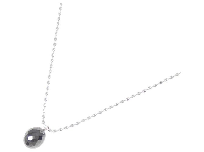 Autre Marque Collana in oro bianco Au750 e diamanti Argento - vista 2