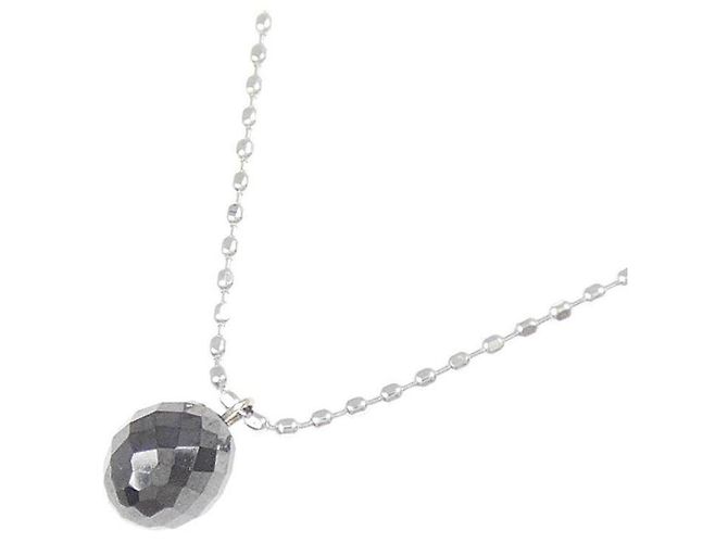 Autre Marque Collana in oro bianco Au750 e diamanti Argento - vista 3