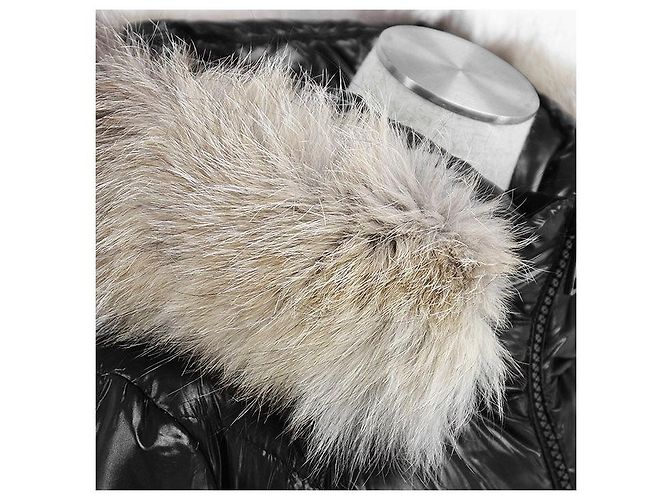 Moncler ALBIZIA GIUBBOTTO Abrigo de plumón 100% Nylon Negro - vista 11