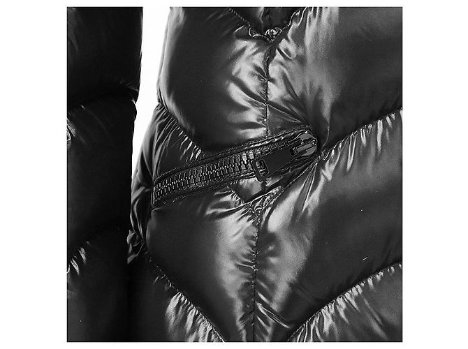 Moncler ALBIZIA GIUBBOTTO Abrigo de plumón 100% Nylon Negro - vista 13