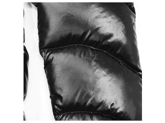 Moncler ALBIZIA GIUBBOTTO Abrigo de plumón 100% Nylon Negro - vista 4