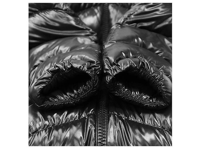 Moncler ALBIZIA GIUBBOTTO Abrigo de plumón 100% Nylon Negro - vista 5