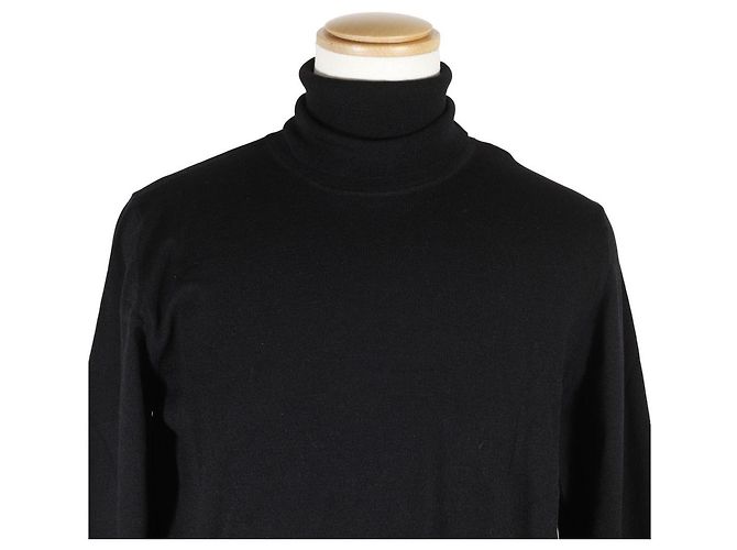 Moncler CICLISTA TRICOT Wollpullover Schwarz - Ansicht 2
