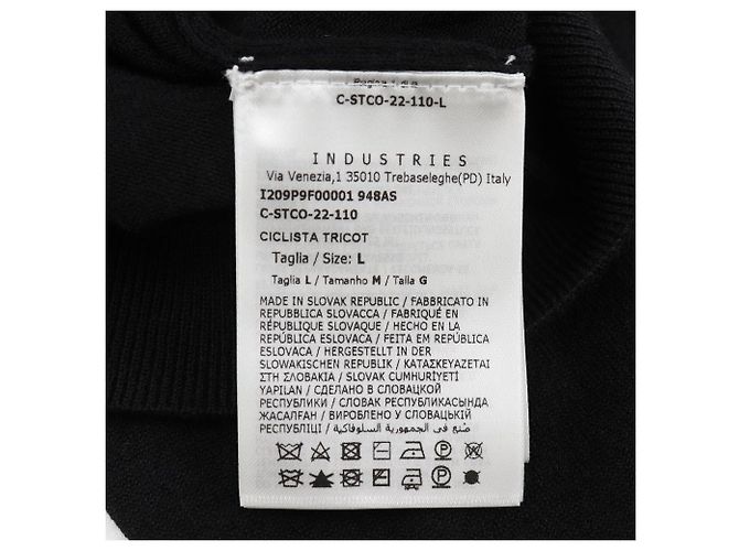 Moncler CICLISTA TRICOT Wollpullover Schwarz - Ansicht 5