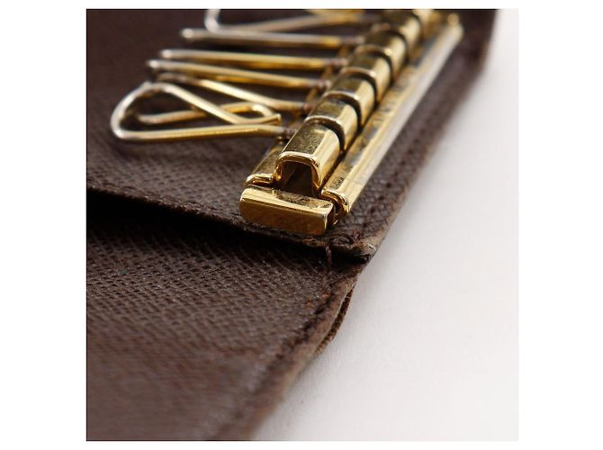 Louis Vuitton Multicles 6 Damier Canvas Key Case Brown - view 12