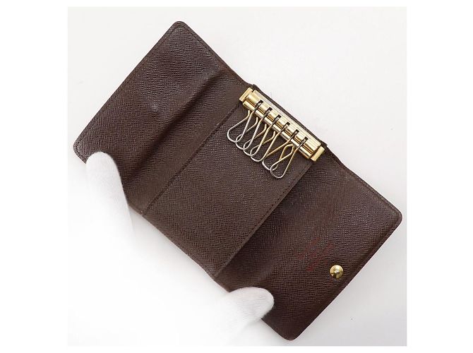 Louis Vuitton Multicles 6 Damier Canvas Key Case Brown - view 8