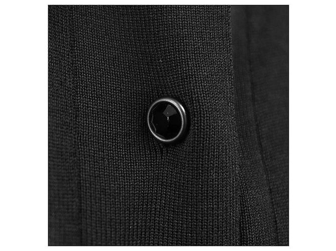 Cárdigan de punto de lana Louis Vuitton Negro - vista 12