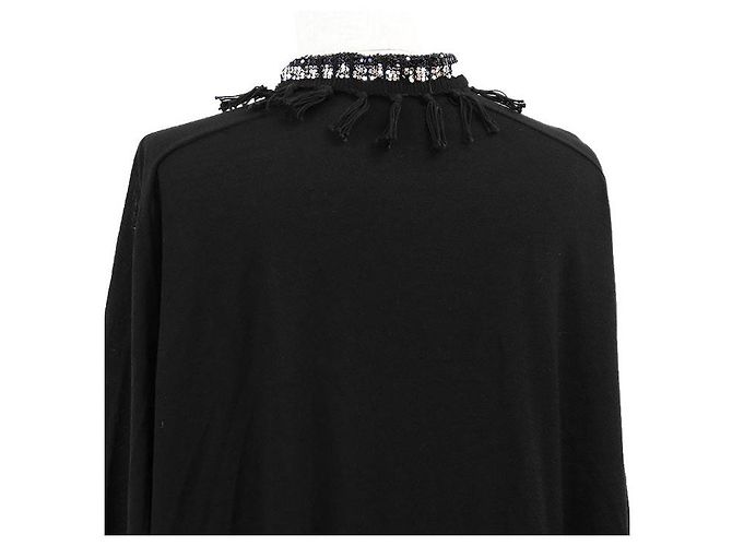 Cárdigan de punto de lana Louis Vuitton Negro - vista 14