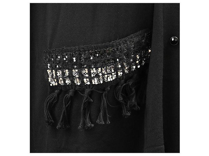 Cárdigan de punto de lana Louis Vuitton Negro - vista 5