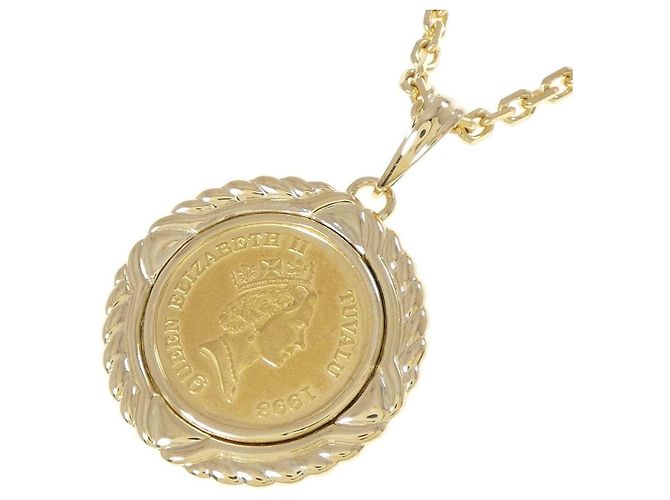 Autre Marque Collana a moneta Au750 D'oro - vista 3