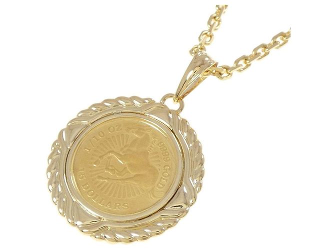 Autre Marque Collana a moneta Au750 D'oro - vista 4