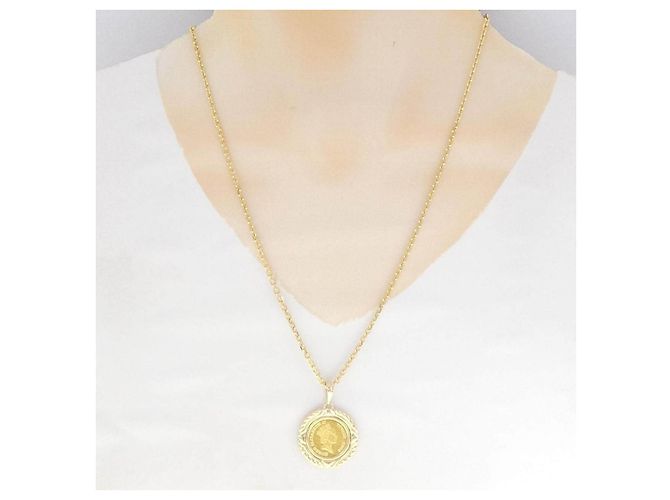 Autre Marque Collana a moneta Au750 D'oro - vista 6