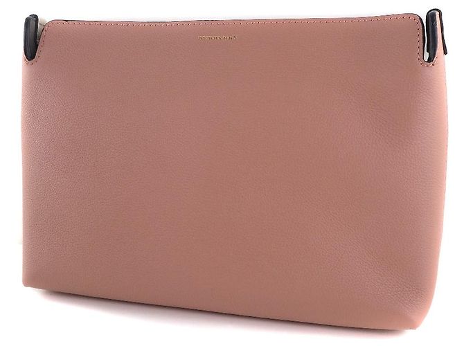 Burberry MEDIUM CLUTCH Pochette in pelle Rosa - vista 2