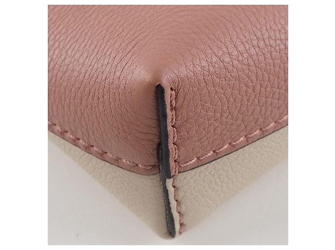 Burberry MEDIUM CLUTCH Pochette in pelle Rosa - vista 5