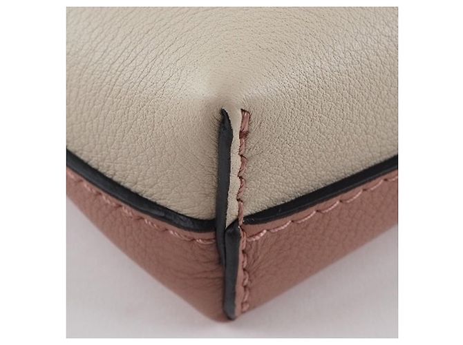 Burberry MEDIUM CLUTCH Pochette in pelle Rosa - vista 7