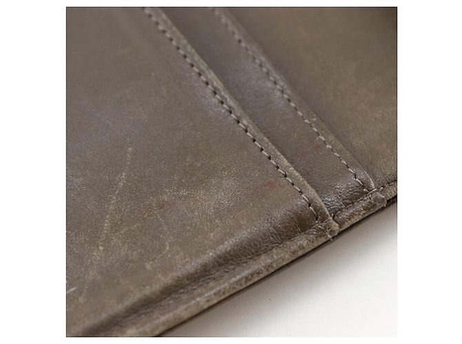 Cartera larga de piel charol Chanel Coco Mark Dorado Bronce - vista 14