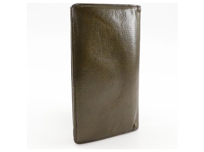 Cartera larga de piel charol Chanel Coco Mark Dorado Bronce - vista 3