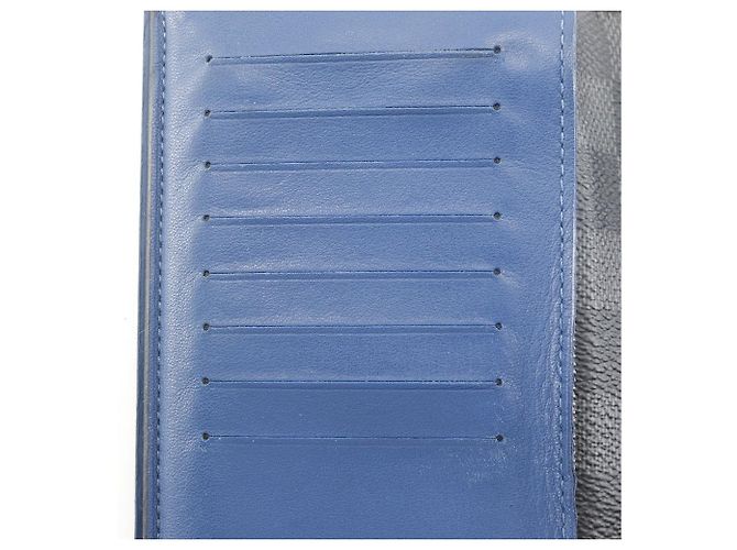 Louis Vuitton Portefeuille Brazza Damier Graphite Long Wallet Nero - vista 12