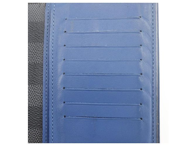 Louis Vuitton Portefeuille Brazza Damier Graphite Long Wallet Nero - vista 13