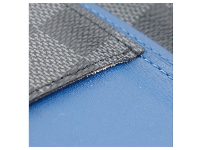 Louis Vuitton Portefeuille Brazza Damier Graphite Long Wallet Nero - vista 14