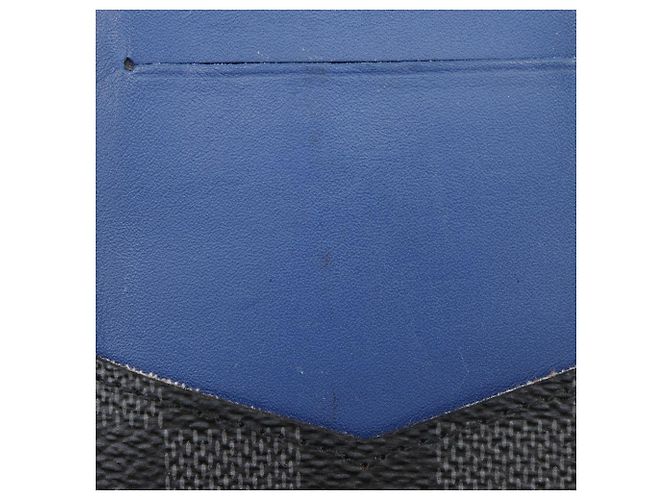 Louis Vuitton Portefeuille Brazza Damier Graphite Long Wallet Nero - vista 15