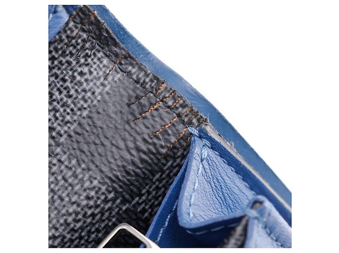 Louis Vuitton Portefeuille Brazza Damier Graphite Long Wallet Nero - vista 16