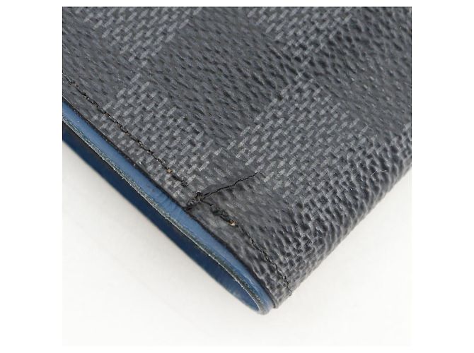 Louis Vuitton Portefeuille Brazza Damier Graphite Long Wallet Nero - vista 6