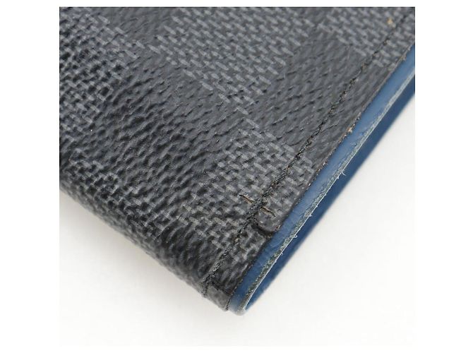 Louis Vuitton Portefeuille Brazza Damier Graphite Long Wallet Nero - vista 7