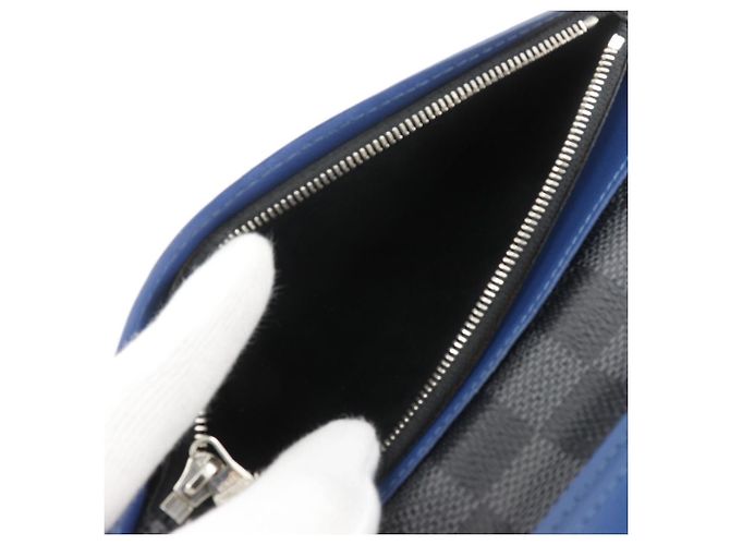 Louis Vuitton Portefeuille Brazza Damier Graphite Long Wallet Nero - vista 9