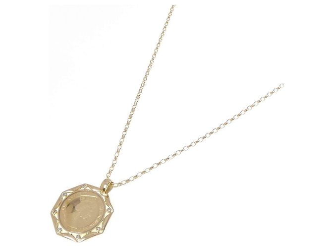 Autre Marque Collana a moneta in Au750 e diamanti D'oro - vista 2