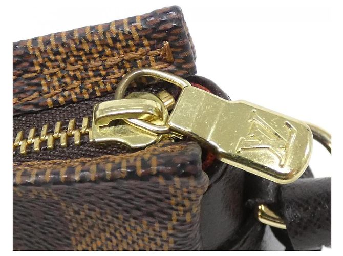 Necessaire Louis Vuitton Trusse Damier Marrone - vista 3