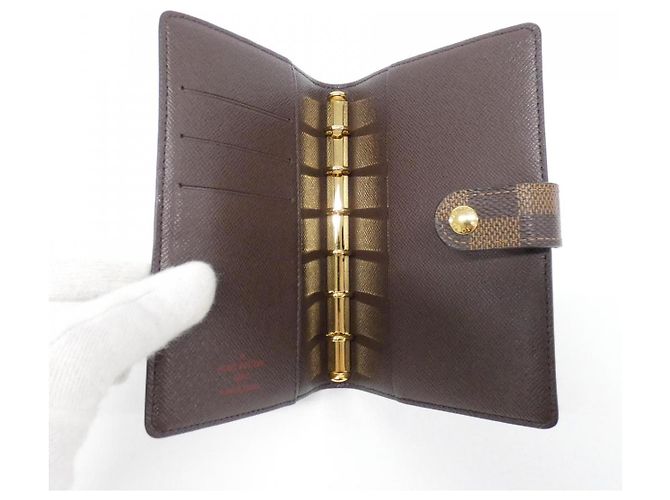 Louis Vuitton Agenda PM Damier Organizer Marrone - vista 7