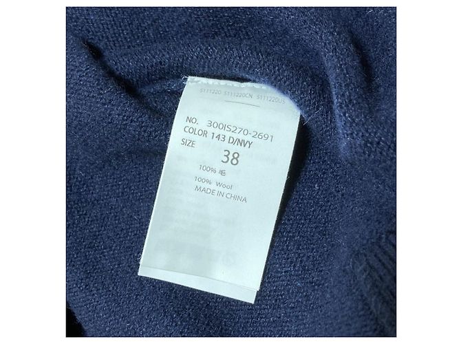 Autre Marque ENFOLD Maglione in maglia con scollo a V Blu Blu navy - vista 6