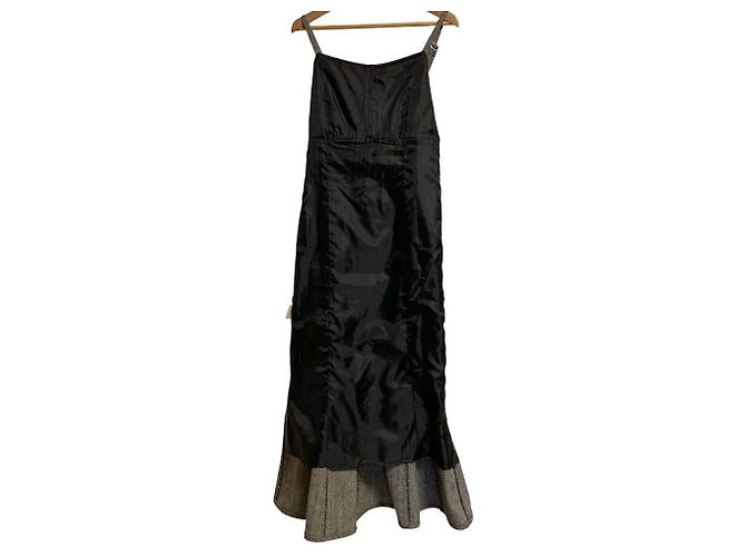Autre Marque And Couture Herringbone 2way Jacken-Kleid Ensemble Braun - Ansicht 10